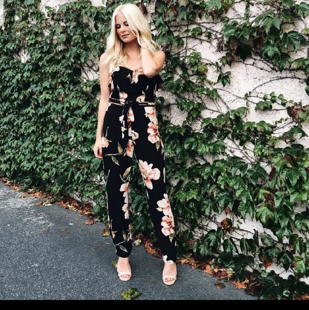 Floral jumpsuit